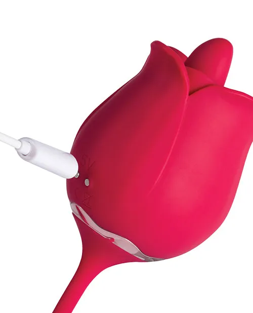 Honey Play Box Vibrators Fiona Plus Rose Clit Licking Stimulator Thrusting Egg Red Honey Play Box Vibrators Fiona Plus Rose Clit Licking Stimulator Thrusting Egg Red