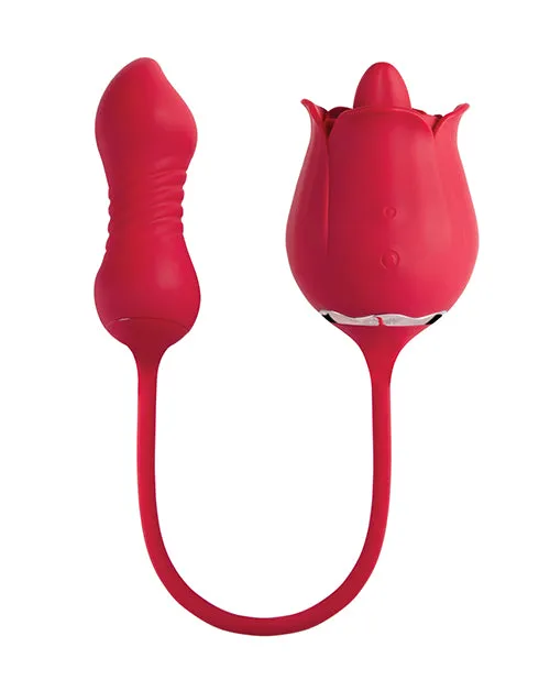 Honey Play Box Vibrators Fiona Plus Rose Clit Licking Stimulator Thrusting Egg Red Honey Play Box Vibrators Fiona Plus Rose Clit Licking Stimulator Thrusting Egg Red