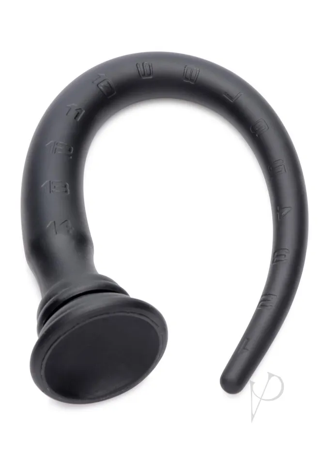 Hosed Anal Hosed Tapered Silicone Hose Flexible Anal Play 15in Black