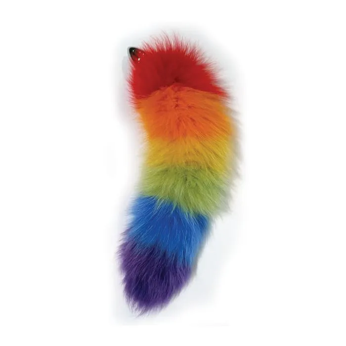 Hott Anal Rainbow Foxy Tail Butt Plug