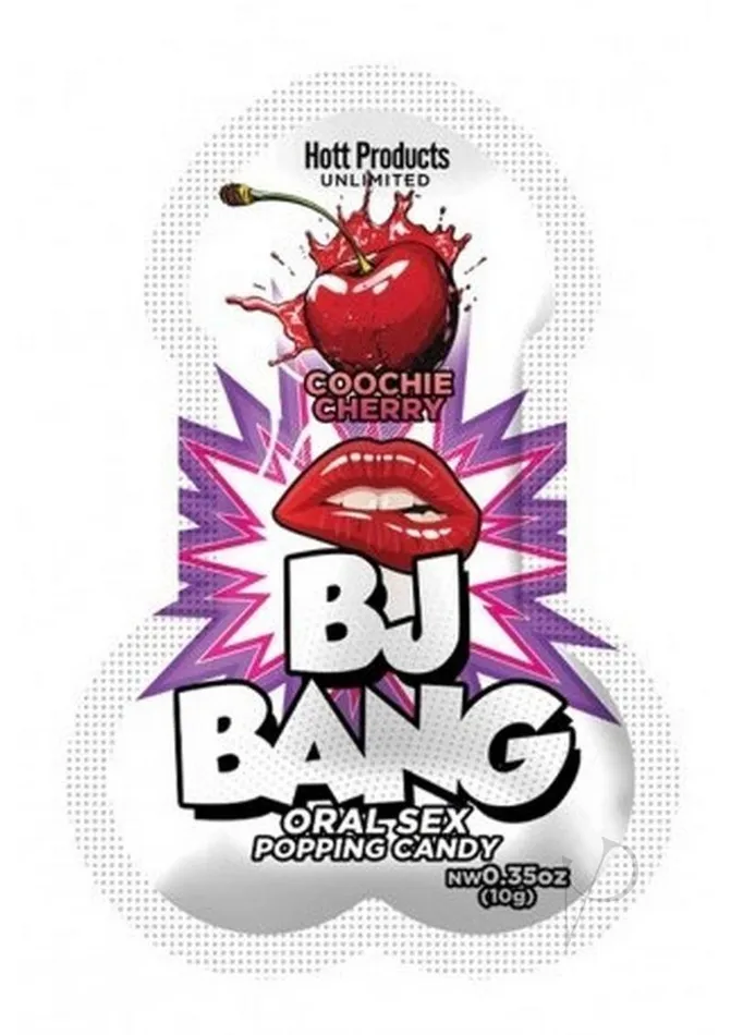 Hott Products BJ Bang Popping Candy 24 per Bag Coochie Cherry Dildos