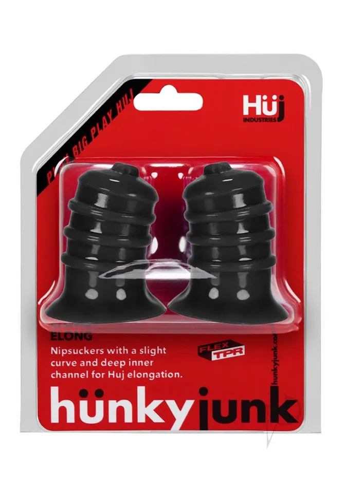 Hunkyjunk Anal Hunkyjunk Elong Nipsuckers Black