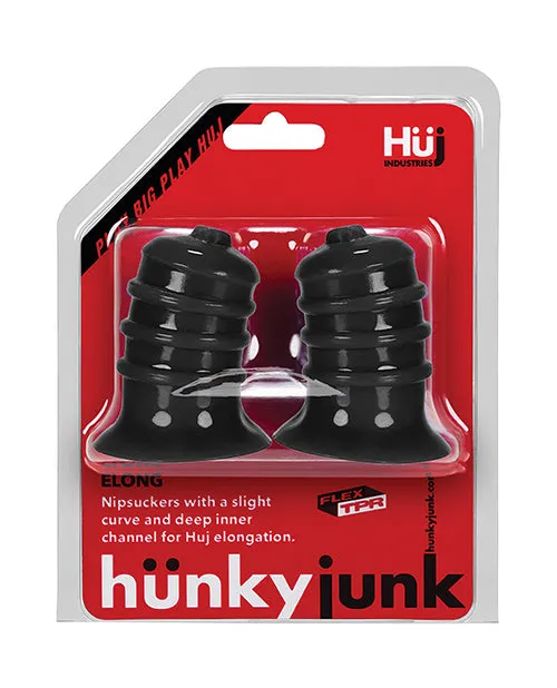 Hunkyjunk Anal Hunkyjunk Elong Nipsuckers Black