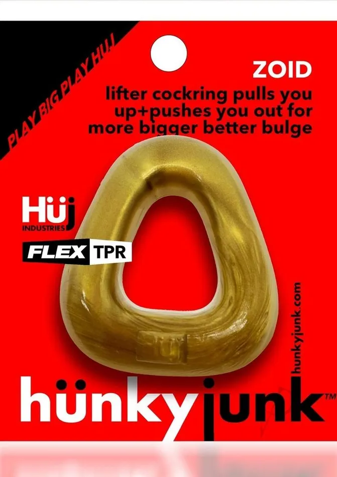 Hunkyjunk Couples Hunkyjunk Zoid Trapezoid Lifter Cockring Bronze Metal