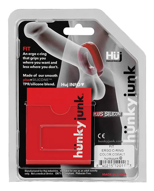 Hunkyjunk Male Sex Toys Hunkyjunk Fit Silicone Cock Ring Clear