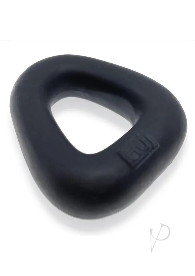 Hunkyjunk Vibrators Hunkyjunk Zoid Trapezoid Lifter Cockring Tar Ice