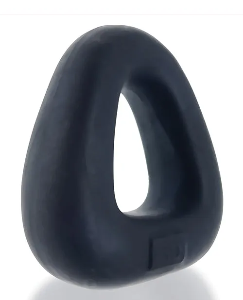 Hunkyjunk Vibrators Hunkyjunk Zoid Trapezoid Lifter Cockring Tar Ice