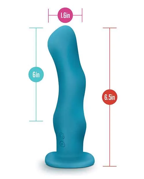 Impressions Impressions Miami Rechargeable Silicone Vibrator Teal Female Sex Toys