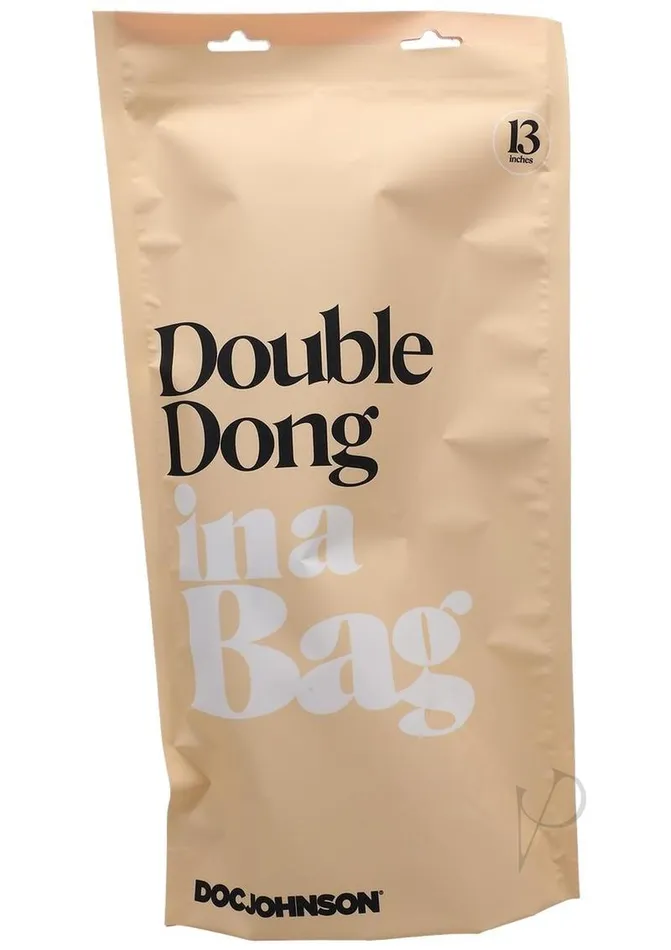 In a Bag Double Dong 13in Clear In A Bag Dildos