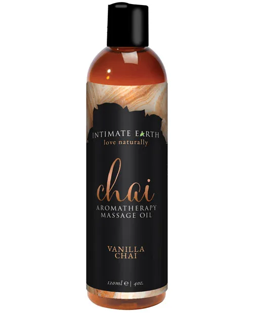 Intimate Earth Couples Intimate Earth Chai Aromatherapy Massage Oil Vanilla Chai 4oz