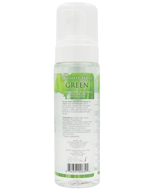 Intimate Earth Green Foaming Toy Cleaner Tea Tree Oil 34oz Intimate Earth Couples