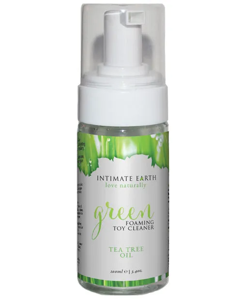 Intimate Earth Green Foaming Toy Cleaner Tea Tree Oil 34oz Intimate Earth Couples