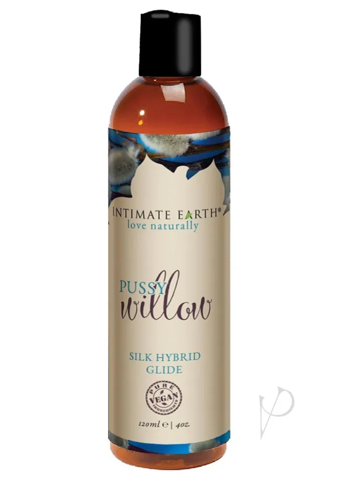 Intimate Earth Sexual Health Wellbeing Intimate Earth Pussy Willow Silk Hybrid Glide Lubricant 4oz Intimate Earth Sexual Health Wellbeing Intimate Earth Pussy Willow Silk Hybrid Glide Lubricant 4oz