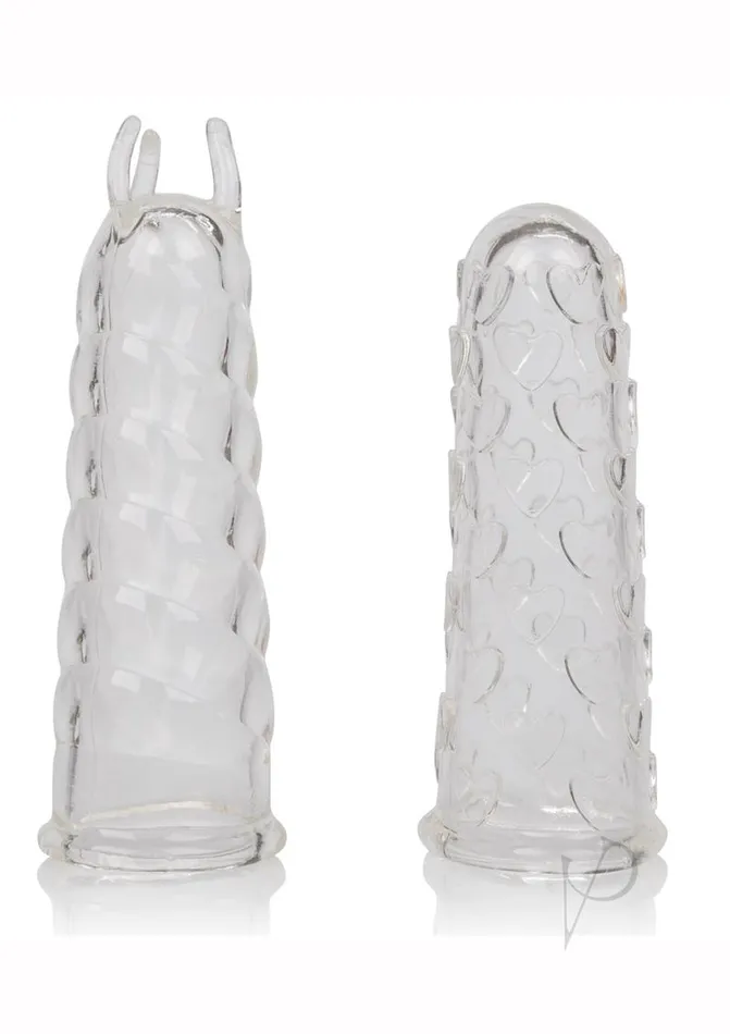 Intimate Play Female Sex Toys Intimate Play Finger Teasers Silicone Finger Massagers Clear