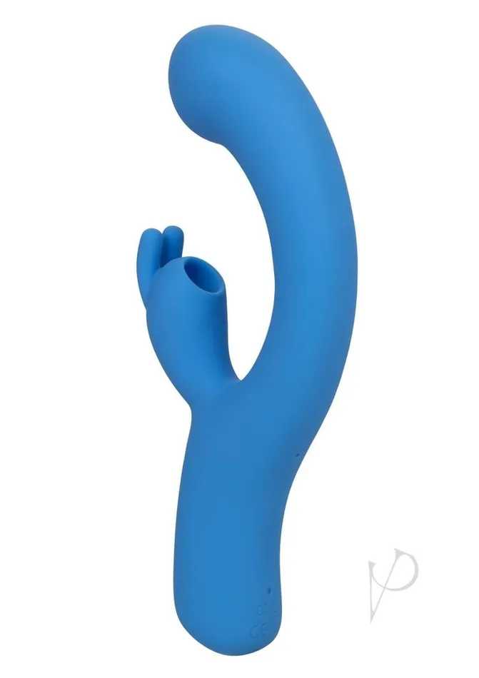 Jack Rabbit Female Sex Toys Jack Rabbit Elite Suction Rabbit Rechargeable Silicone Vibrator with Clitoral Stimulator Blue