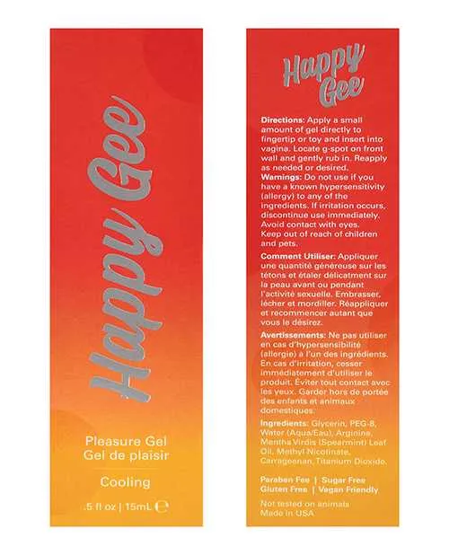 Jelique Vibrators Jelique Happy Gee GSpot Stimulant 5 fl oz15ml Jelique Vibrators Jelique Happy Gee GSpot Stimulant 5 fl oz15ml
