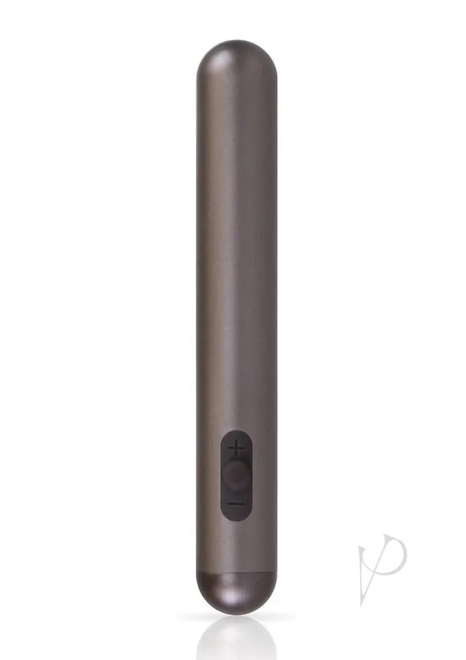 Jimmyjane JimmyJane Chroma Metal Rechargeable Vibrator 55In Grey Female Sex Toys