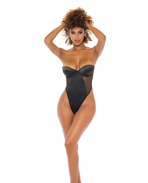 Josephine High Leg Teddy wRemovable Fishnet Collared Harness Black LG Rsvp By Oh La La Cheri Anal Josephine High Leg Teddy wRemovable Fishnet Collared Harness Black LG Rsvp By Oh La La Cheri Anal