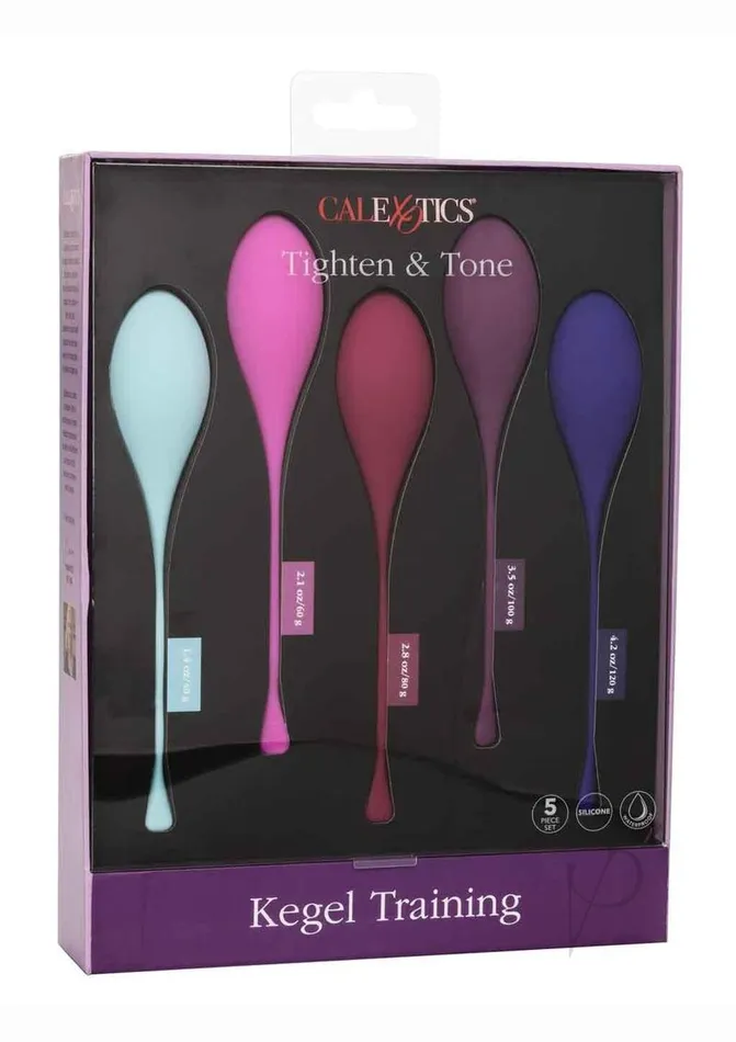 Kegel Kegel Training 5 piece Set Assorted Colors Female Sex Toys