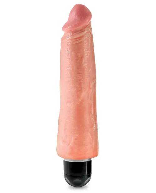 King Cock King Cock Vibrating Stiffy Dildo 8in Vanilla Dildos
