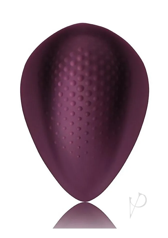 Knickerbocker Glory Rechargeable Silicone Clitoral Stimulator with Remote Control RedPurple Rocks Off Female Sex Toys
