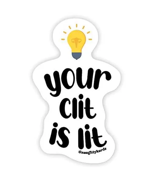 Kush Kards Anal Lit Clit Naughty Sticker Pack of 3