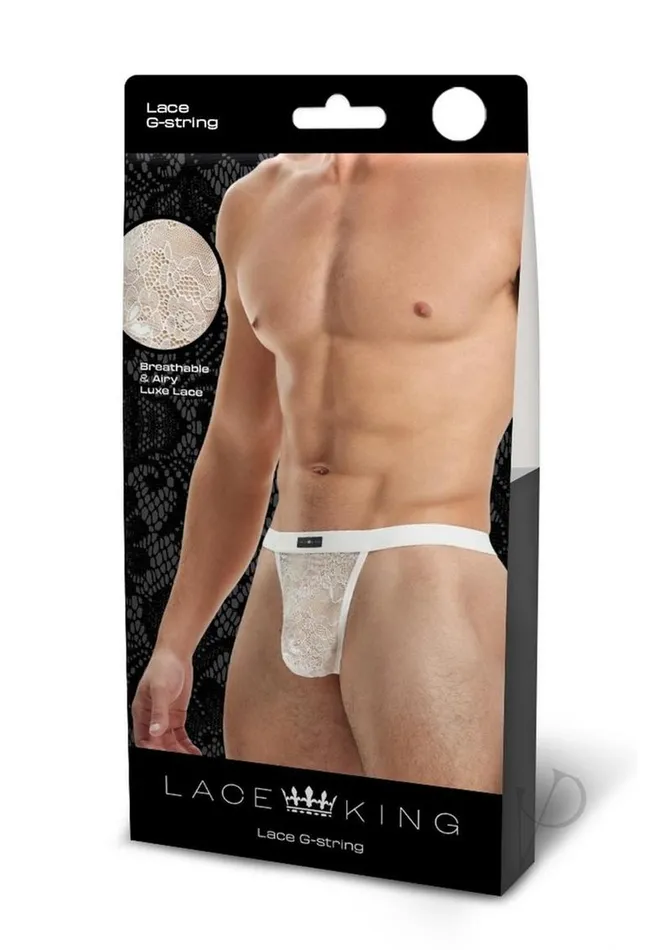 Lace King Dildos Lace King Lace GString LargeXLarge White