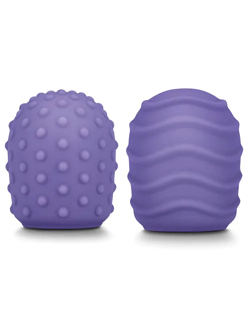 Le Wand Male Sex Toys Le Wand Petite Silicone Textured Covers 2 per Pack Grey Le Wand Male Sex Toys Le Wand Petite Silicone Textured Covers 2 per Pack Grey