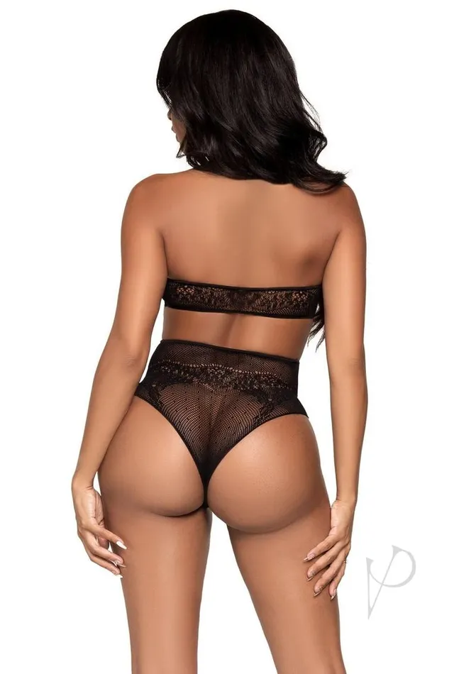 Leg Avenue Female Sex Toys Leg Avenue Dotted Net Keyhole Halter Crop Top with Lace Accents and High Waist Thong Panty 2 pieces OS Black Leg Avenue Female Sex Toys Leg Avenue Dotted Net Keyhole Halter Crop Top with Lace Accents and High Waist Thong Panty 2 pieces OS Black
