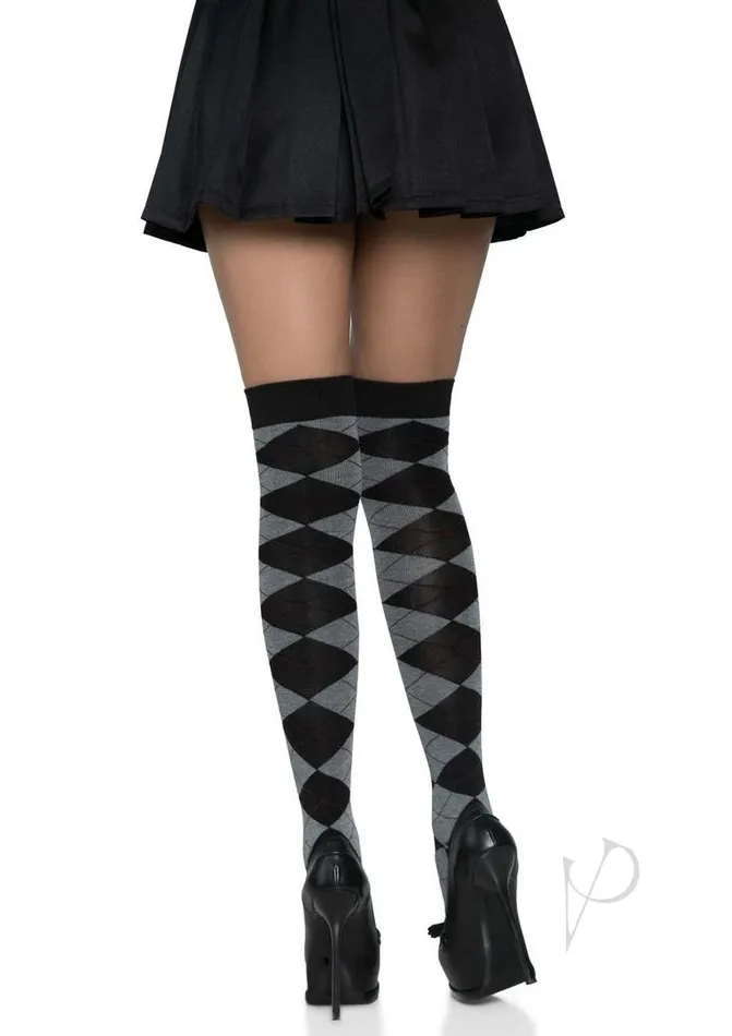 Leg Avenue Leg Avenue Argyle Knit Over The Knee Socks OS Grey Vibrators Leg Avenue Leg Avenue Argyle Knit Over The Knee Socks OS Grey Vibrators