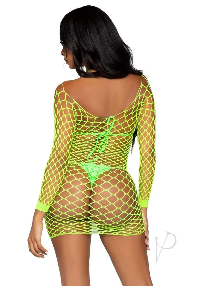 Leg Avenue Supreme Fence Net Long Sleeved Mini Dress OS Neon Green Leg Avenue Female Sex Toys Leg Avenue Supreme Fence Net Long Sleeved Mini Dress OS Neon Green Leg Avenue Female Sex Toys