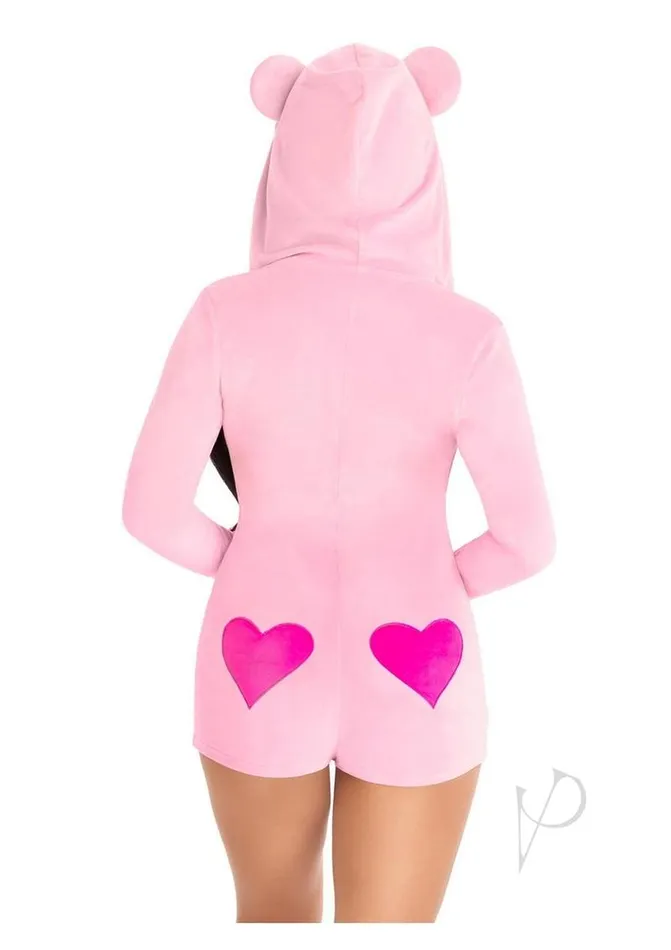 Leg Avenue Sweetheart Bear Velvet Zip Up Romper with Heart Accent Extra Small Pink Leg Avenue Male Sex Toys Leg Avenue Sweetheart Bear Velvet Zip Up Romper with Heart Accent Extra Small Pink Leg Avenue Male Sex Toys