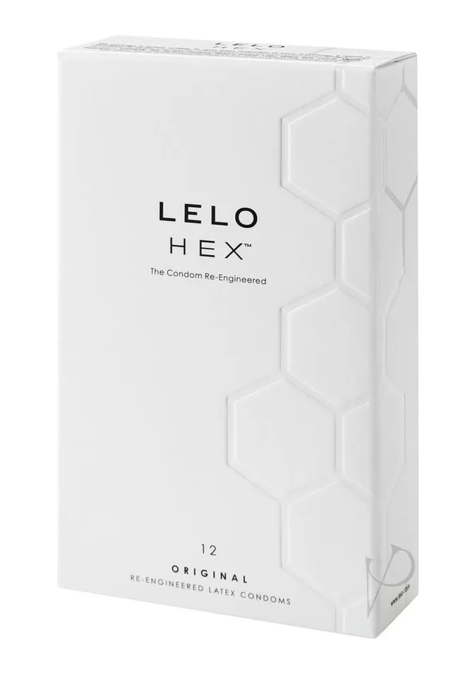 Lelo Hex Original Condoms 12 per Pack Male Sex Toys