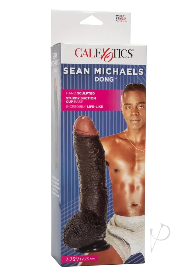 Lifelike Dongs Dildos Sean Michaels Dong with Balls 775in Chocolate