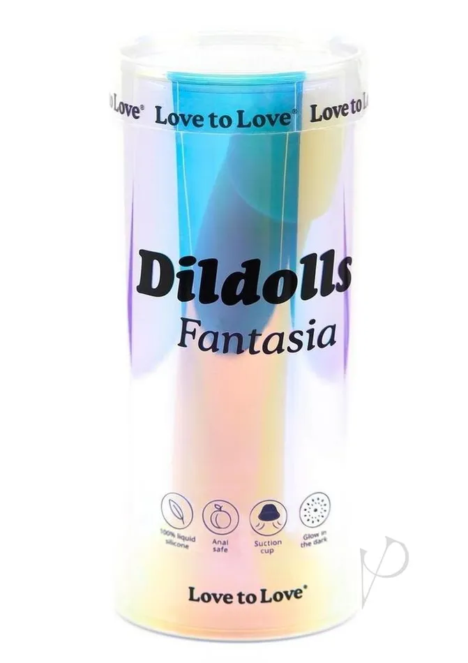 Love To Love Dildos Dildolls Fantasia Silicone Dildo Glow In The Dark
