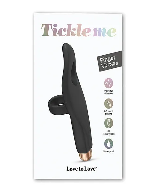 Love to Love Tickle Me Finger Vibe Black Onyx Love To Love Vibrators