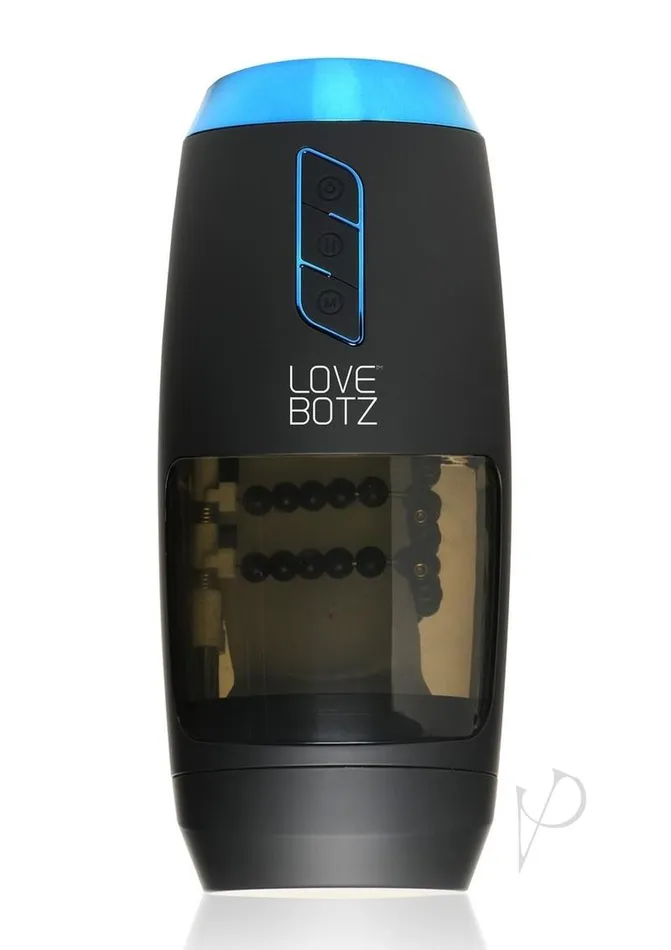 LoveBotz The Milker Slider 18X Rechargeable Stroking Masturbator BlackClear Lovebotz Anal