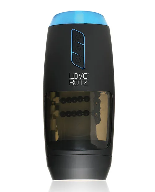 LoveBotz The Milker Slider 18X Rechargeable Stroking Masturbator BlackClear Lovebotz Anal