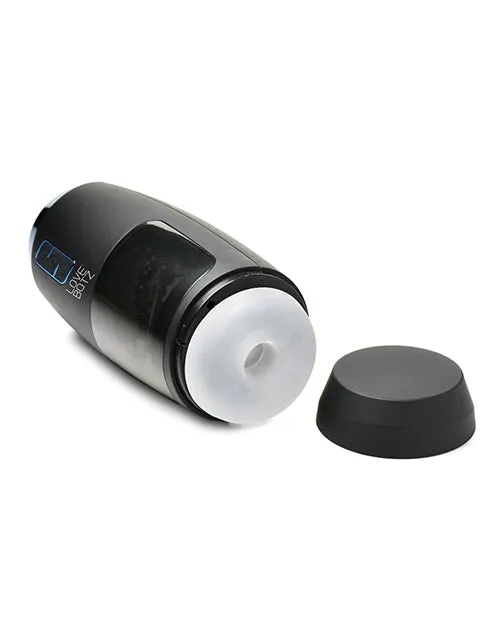 LoveBotz The Milker Slider 18X Rechargeable Stroking Masturbator BlackClear Lovebotz Anal