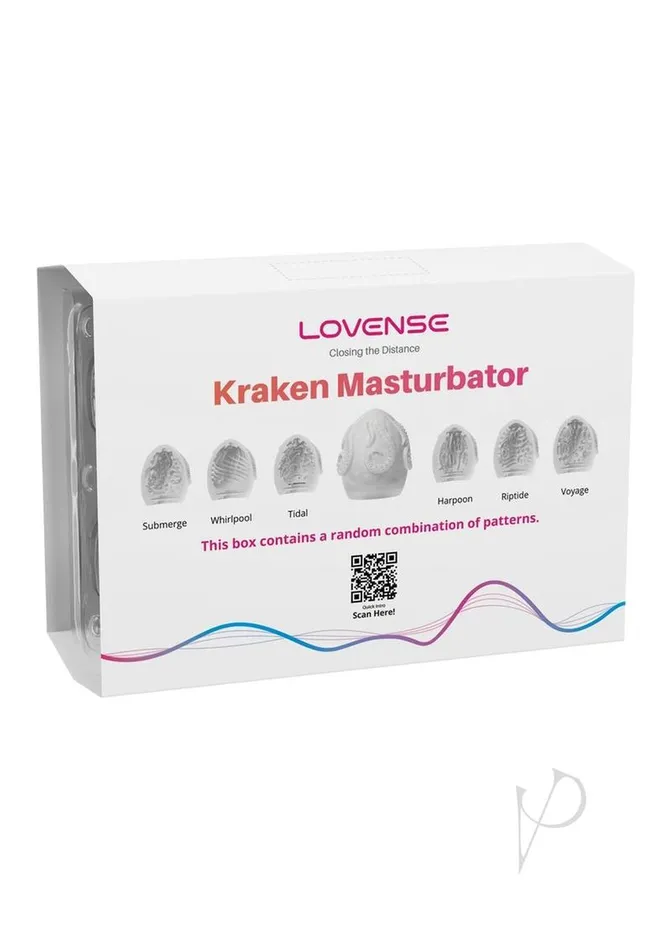 Lovense Enhancers Lovense Kraken Disposable Strokers 6 per Pack White