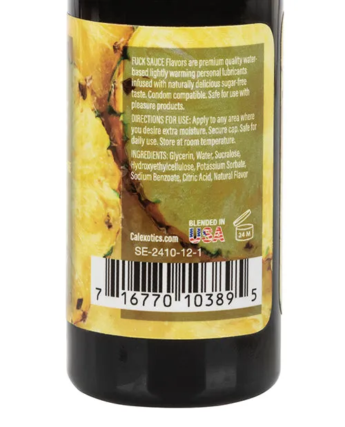 Lubricants Fuck Sauce Fuck Sauce Flavored Water Based Personal Lubricant Pineapple 2oz Lubricants Fuck Sauce Fuck Sauce Flavored Water Based Personal Lubricant Pineapple 2oz