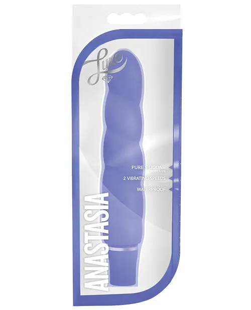 Luxe Female Sex Toys Luxe Anastasia Silicone Vibrator Periwinkle Luxe Female Sex Toys Luxe Anastasia Silicone Vibrator Periwinkle