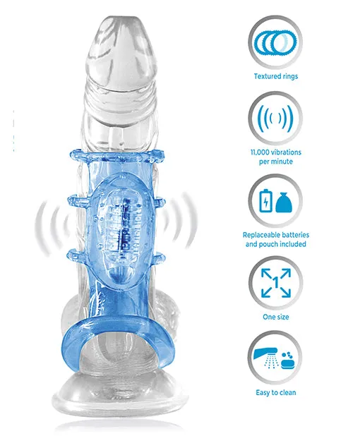 Male Sex Toys Doctor Love Doctor Loves Zinger Vibrating Cock Cage Blue Male Sex Toys Doctor Love Doctor Loves Zinger Vibrating Cock Cage Blue