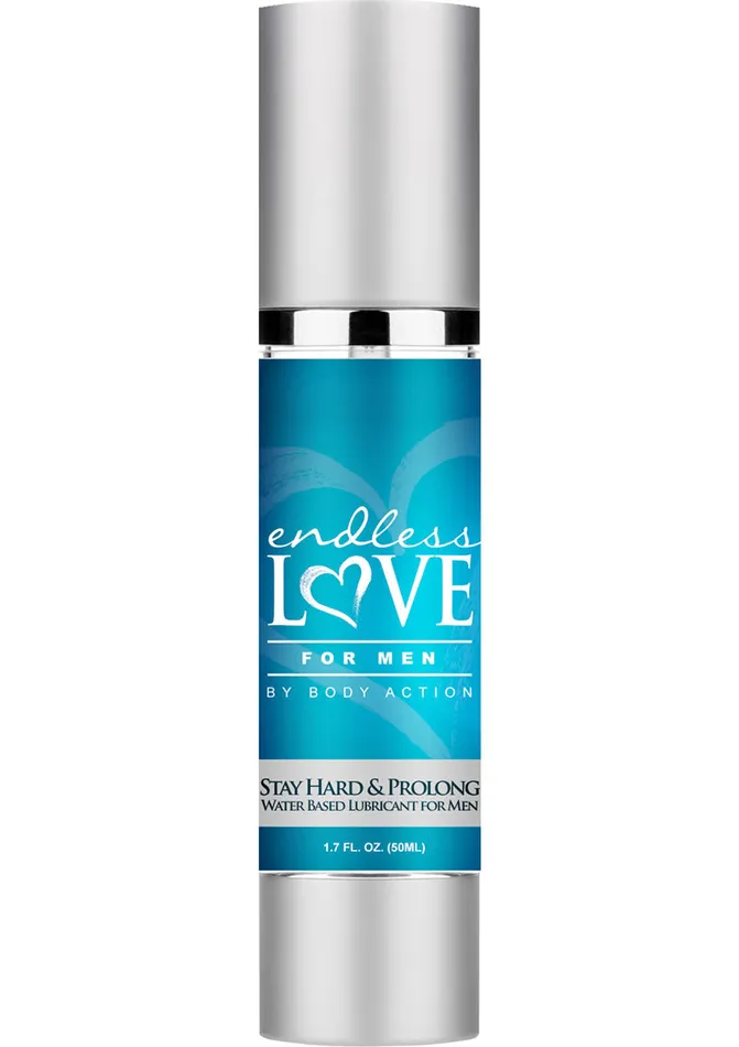 Male Sex Toys Endless Love Endless Love For Men Stay Hard and Prolong Water Based Lubricant 17 oz