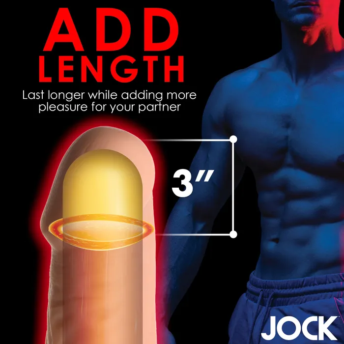 Male Sex Toys Extra Long 3 Inch Penis Extension Curve Toys