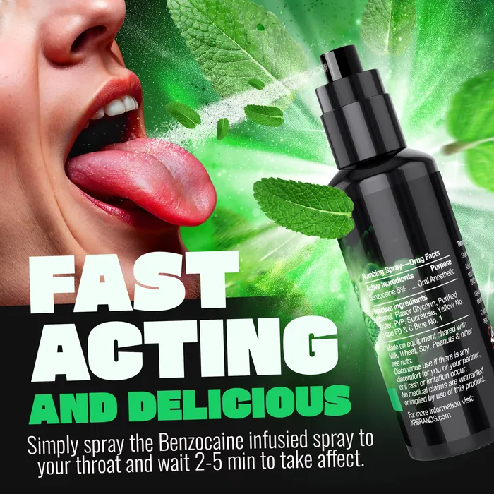 Male Sex Toys Good Blow Deep Throat Mint Numbing Spray