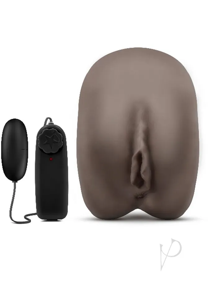 Male Sex Toys Hot Chocolate Hot Chocolate Erin The Enchantress Vibrating Masturbator with Wired Remote Control Pussy and Ass Chocolate