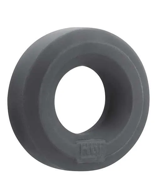 Male Sex Toys Hunkyjunk Hunkyjunk HUJ Silicone Cock Ring Gray