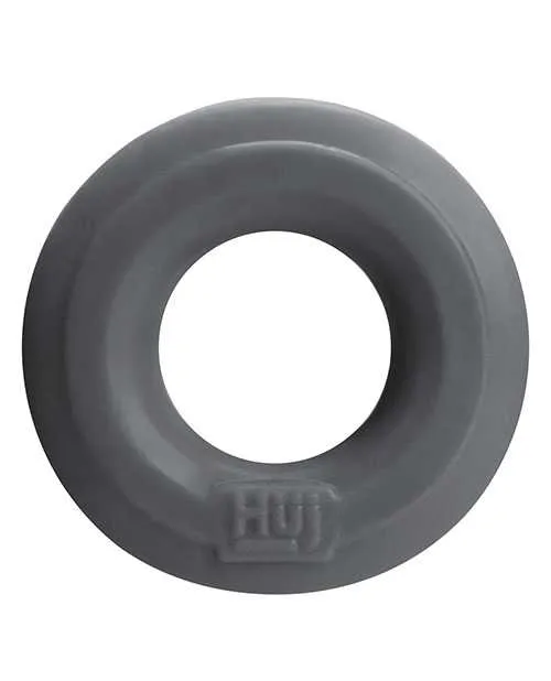 Male Sex Toys Hunkyjunk Hunkyjunk HUJ Silicone Cock Ring Gray