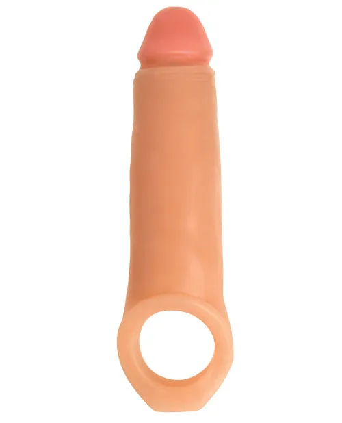 Male Sex Toys Jock Jock Realistic Penis Enhancer with Ball Strap 2in Vanilla